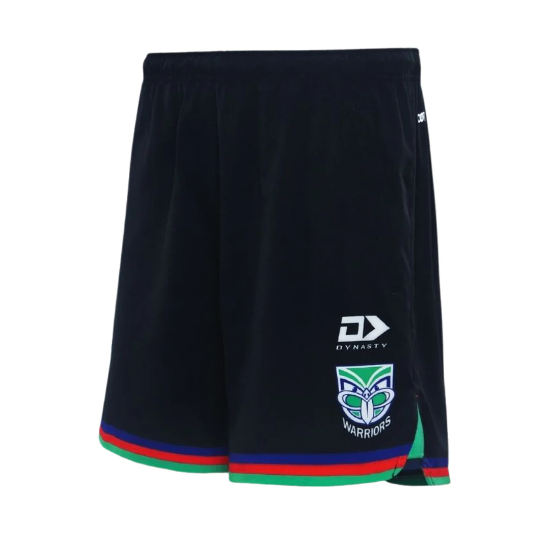 2026 New Zealand Warriors Adults Black Gym Short - Image 3