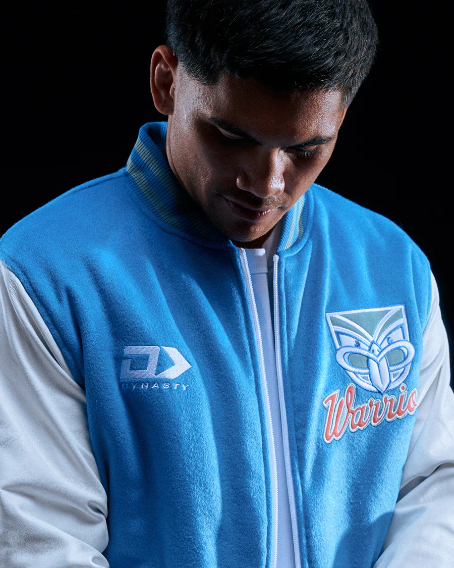 2026 New Zealand Warriors Adults Varsity Jacket - Image 3