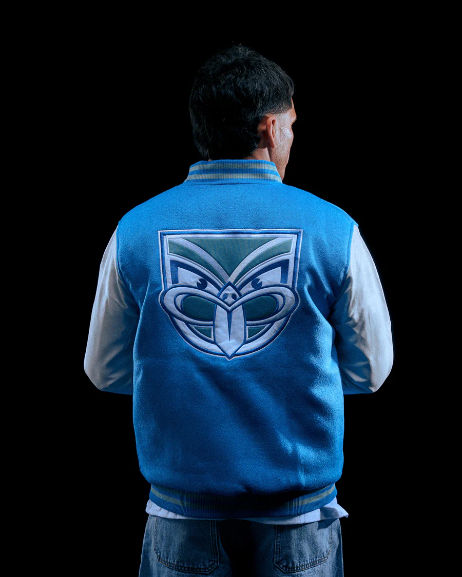 2026 New Zealand Warriors Adults Varsity Jacket - Image 4