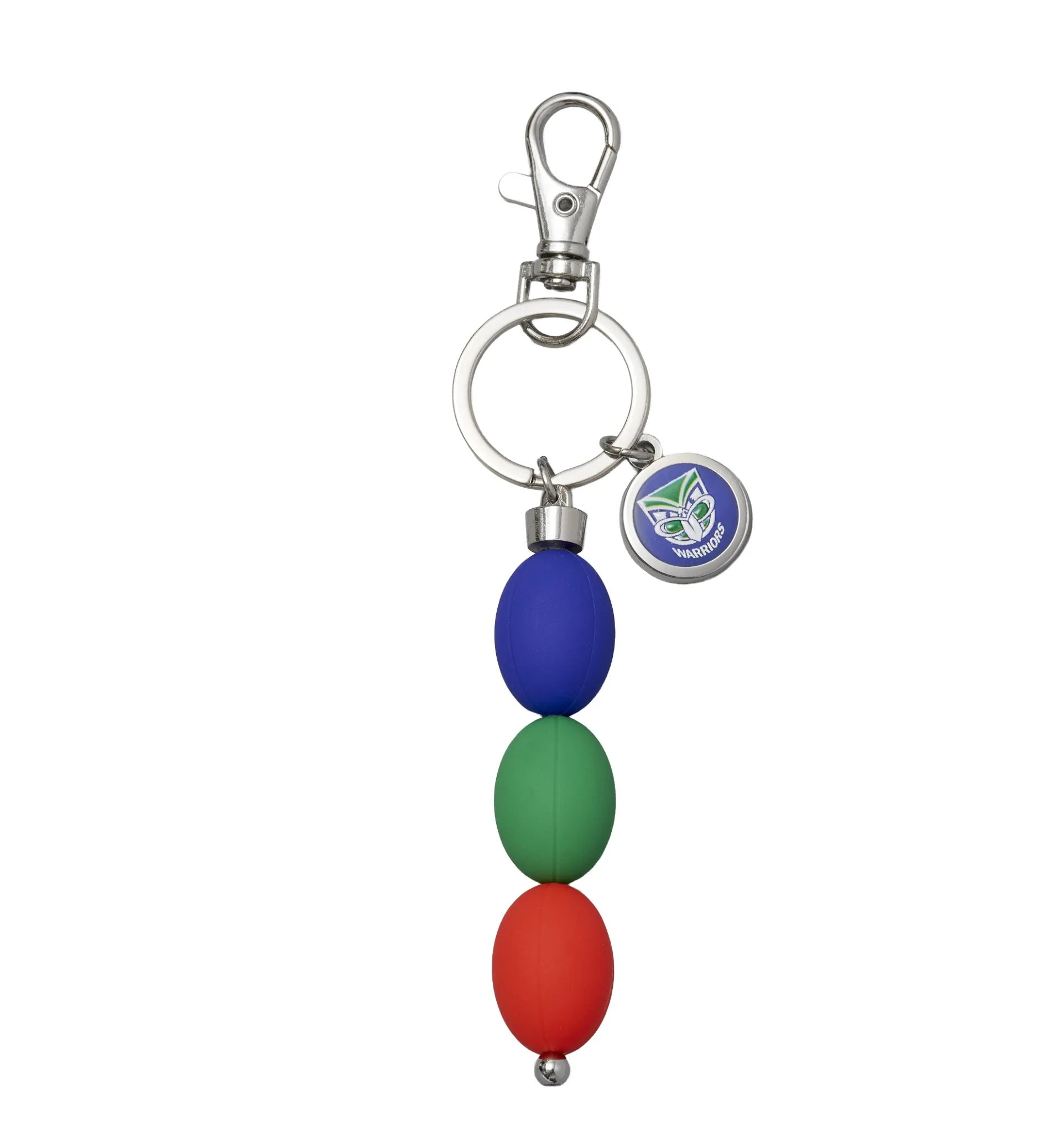 New Zealand Warriors 3 Ball Charm Keyring