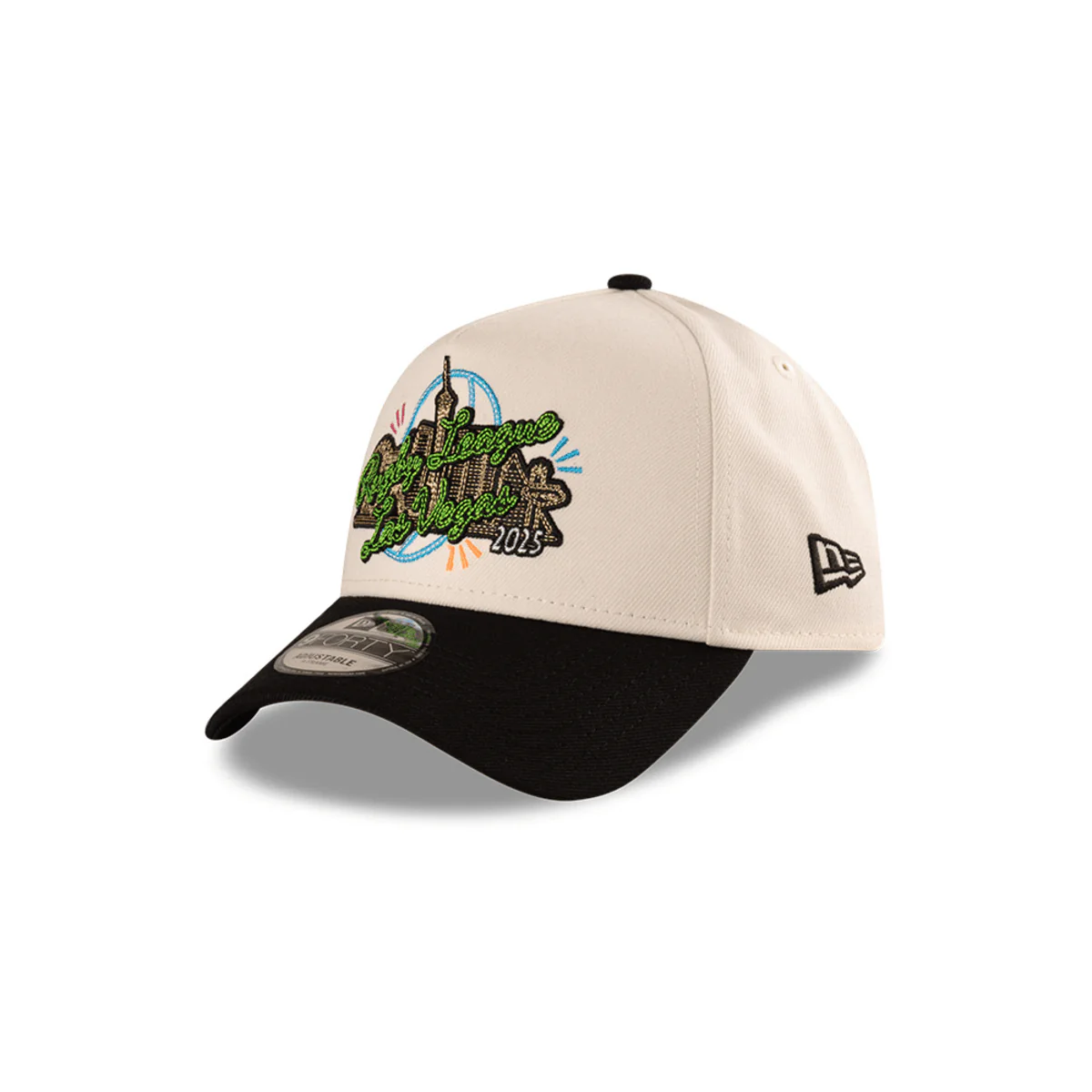 Warriors 2025 New Era 9Forty A-Frame Las Vegas Two Tone Cap
