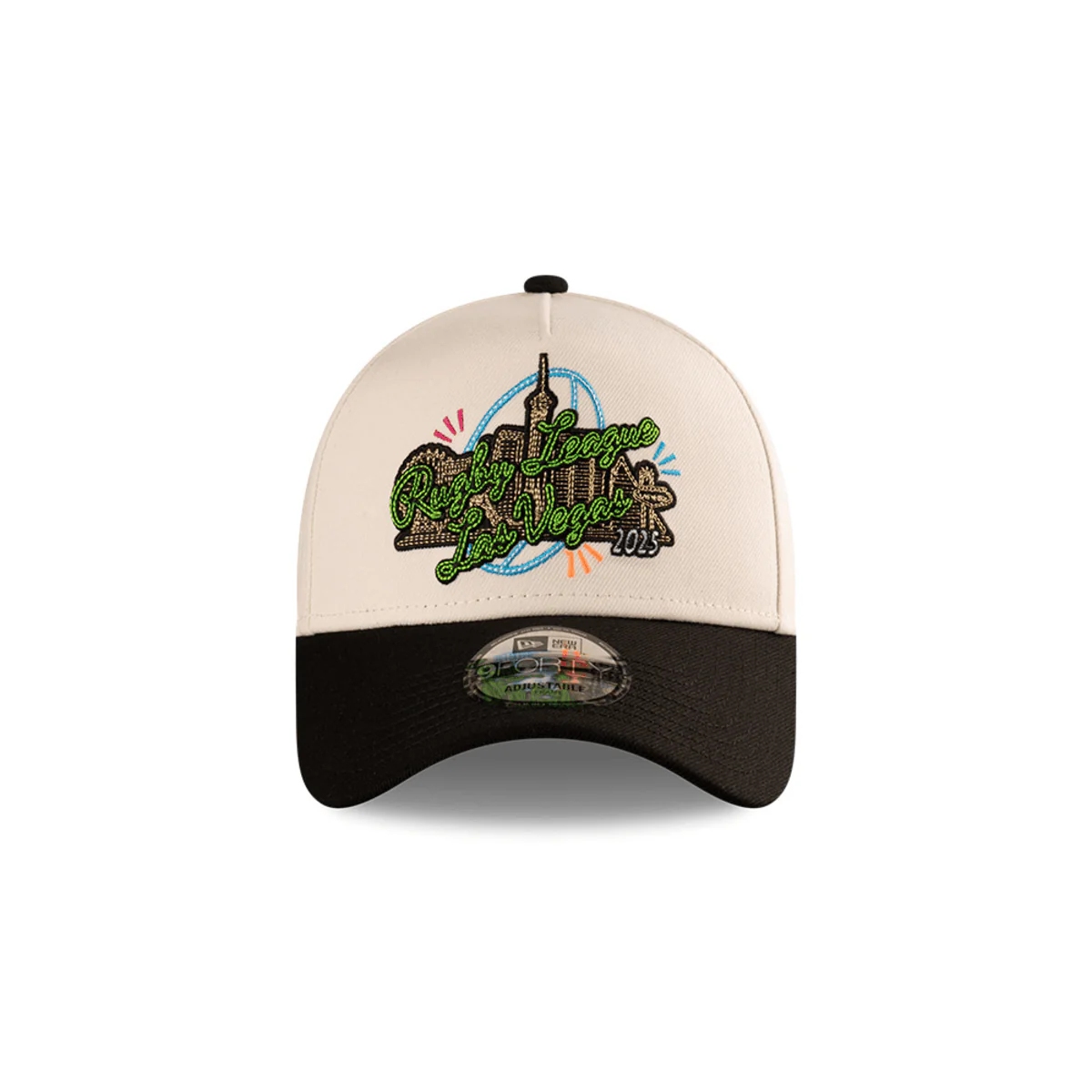 Warriors 2025 New Era 9Forty A-Frame Las Vegas Two Tone Cap - Image 3