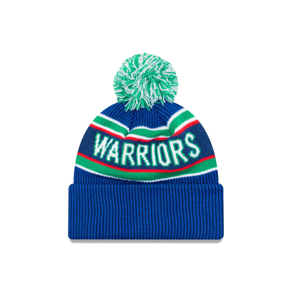 Warriors New Era NOS Wordmark Knit Beanie - Image 2